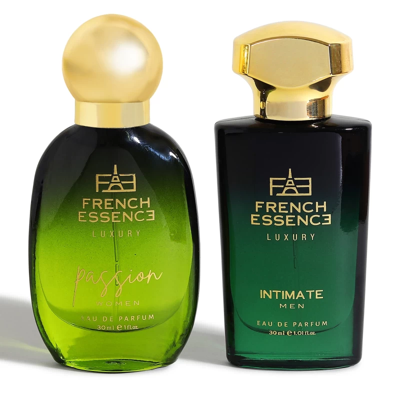 French Essence Perfume Gift Set for Men & Women | Passion 30ml & Intimate 30ml Combo | Long-Lasting Fragrance |