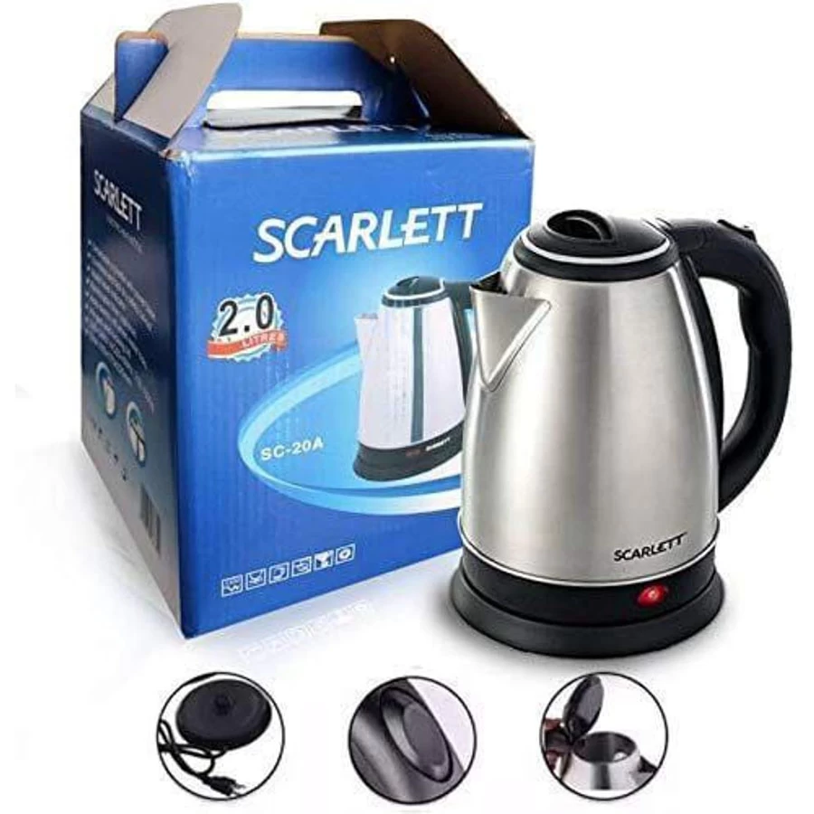 Electric Kettle 2.0 Litre Design For Hot Water, Tea,Coffee,Milk, Rice and Other Multipurpose Cooking Foods Kettle