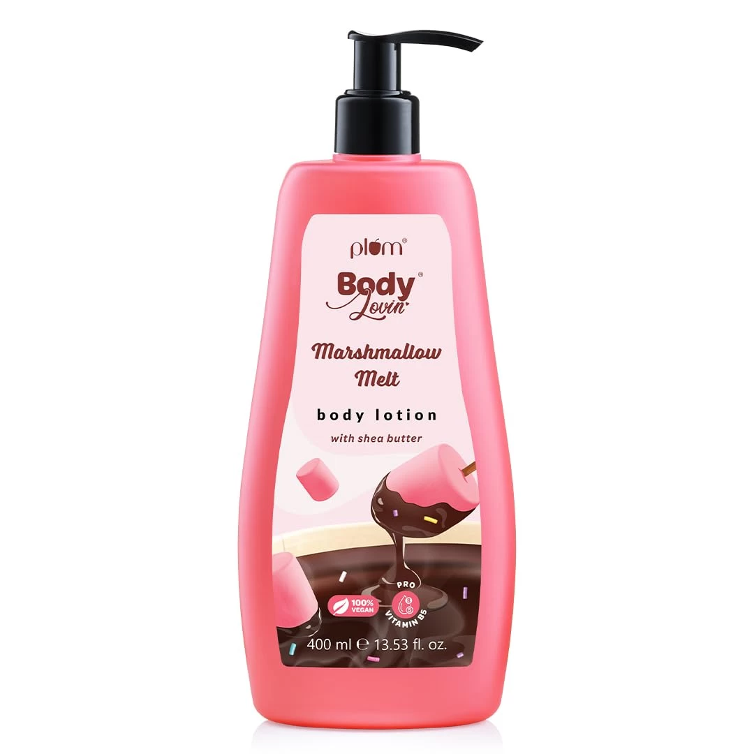 Plum BodyLovin' Marshmallow Melt Body Lotion, Shea Butter & Vitamin B5 For Deep Moisturization