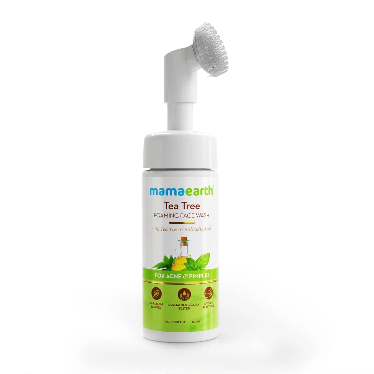 Tea Tree Foaming Face Wash with Tea Tree & Salicylic Acid for Acne & Pimples
