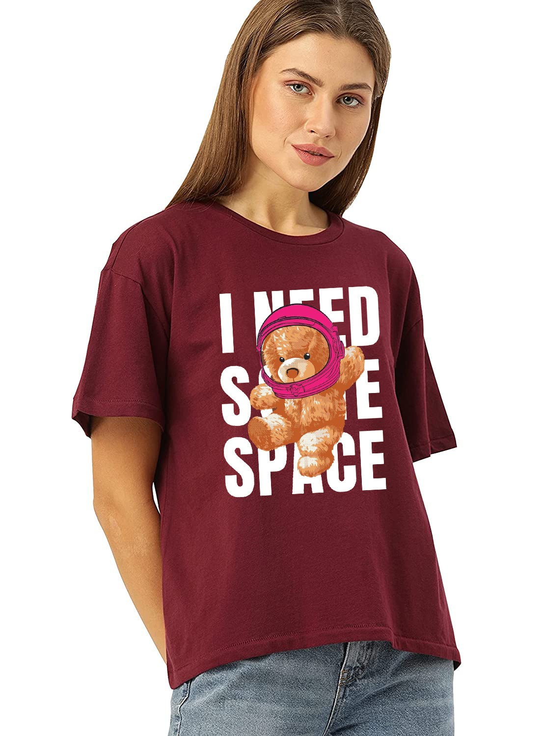 I NEED SOME SPACE printed t-shirt for Women