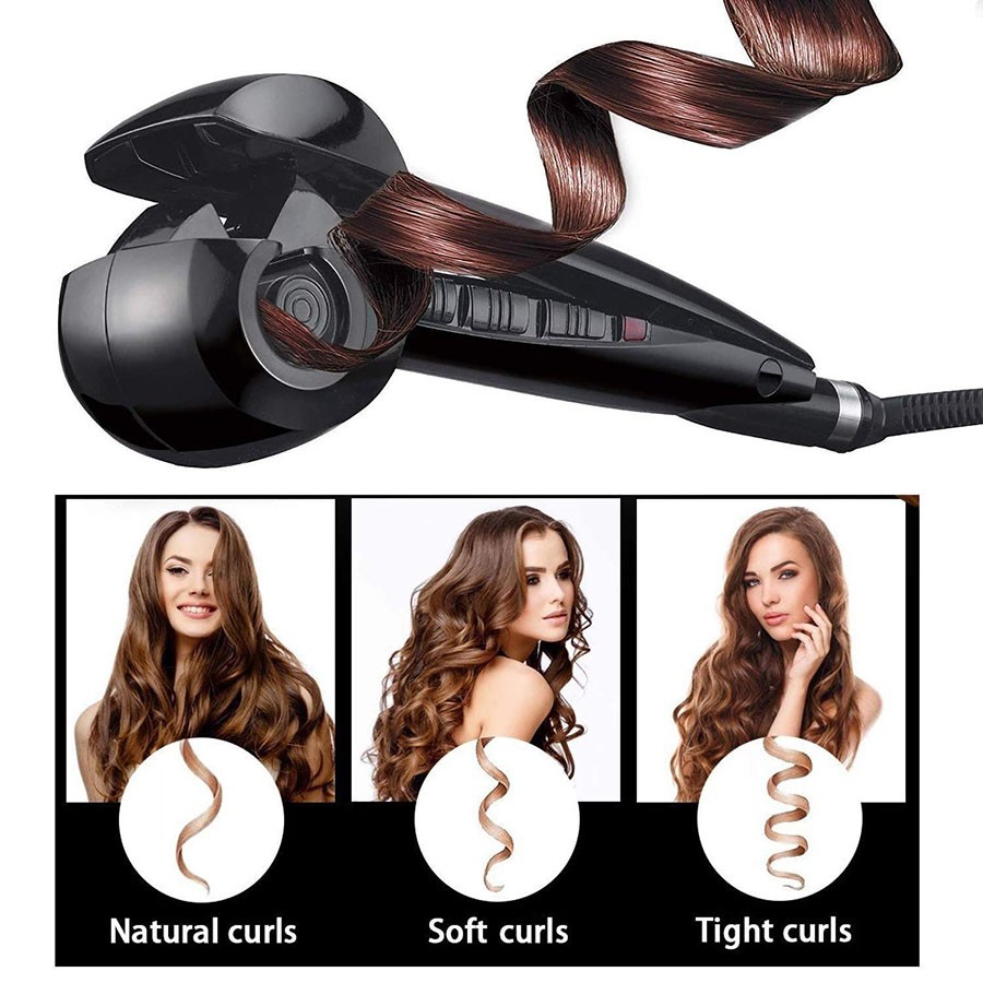 Professional Pro Perfect Ladies Hair Curler Roller Curly Hair Machine with Revolutionary Automatic Curling Technology For Women & Girls