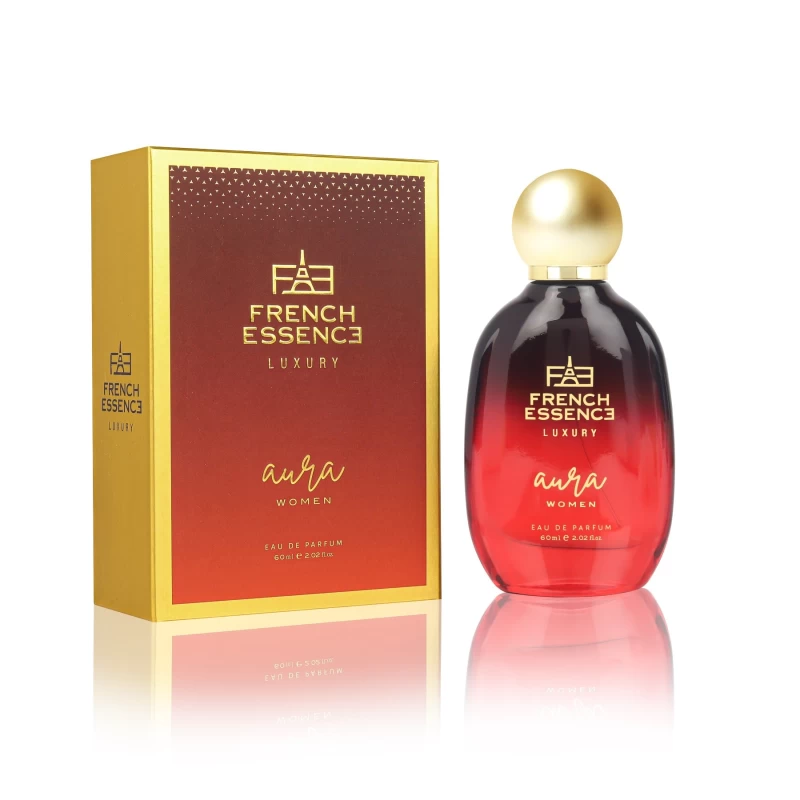 French Essence Luxury Aura Perfume for Women 60ml | Long-Lasting Eau De Parfum | Fresh & Elegant Fragrance Body Spray