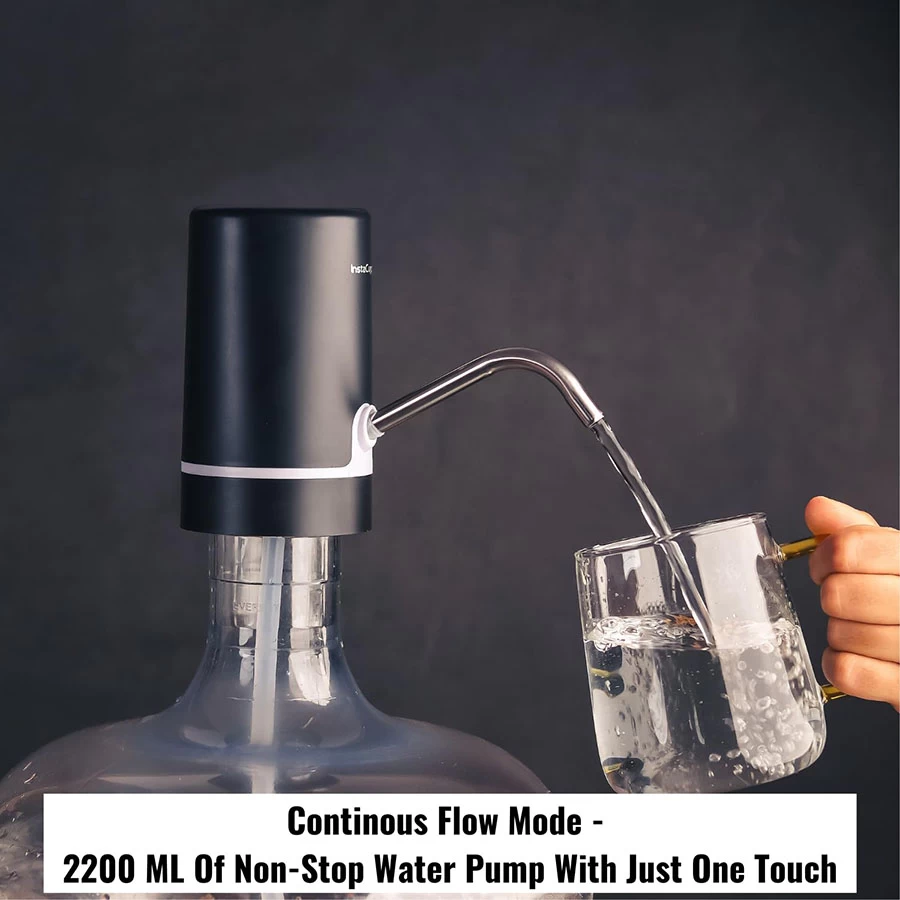 Automatic Water Dispenser for 20 Liter Cans, USB Rechargeable Pump, LED Display Bottom Loading Water Dispenser