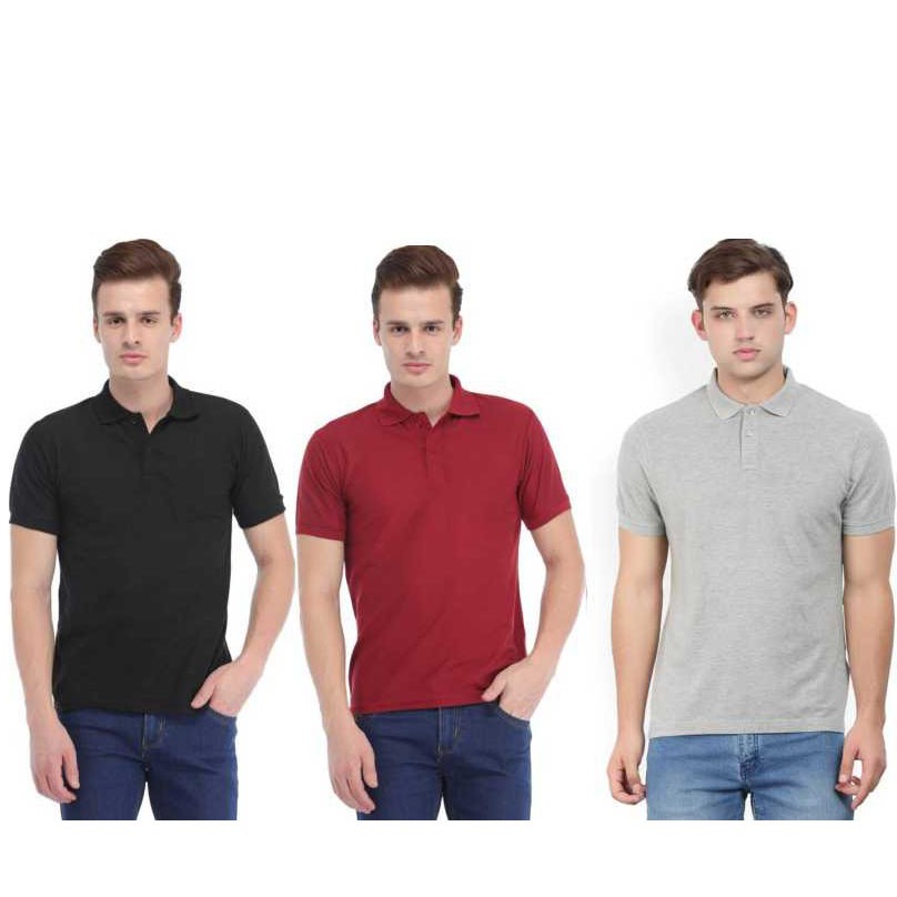 POLO Solid Combo cotton T-shirt