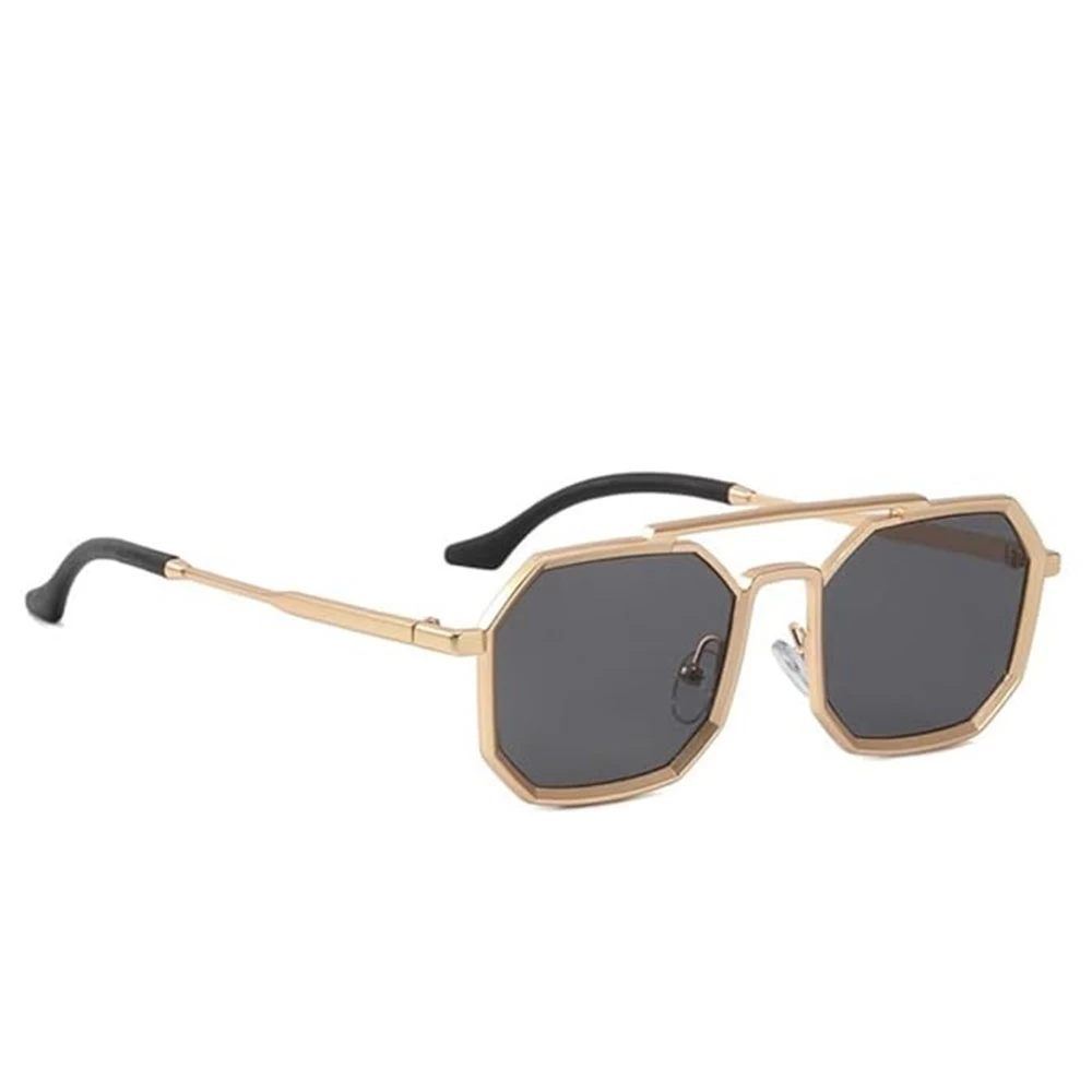Stylish Black Metal Frame UV Protection Sunglasses for Men & Women