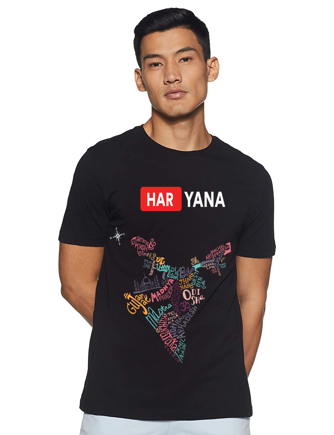 Haryana Designer printed t-shirt for men