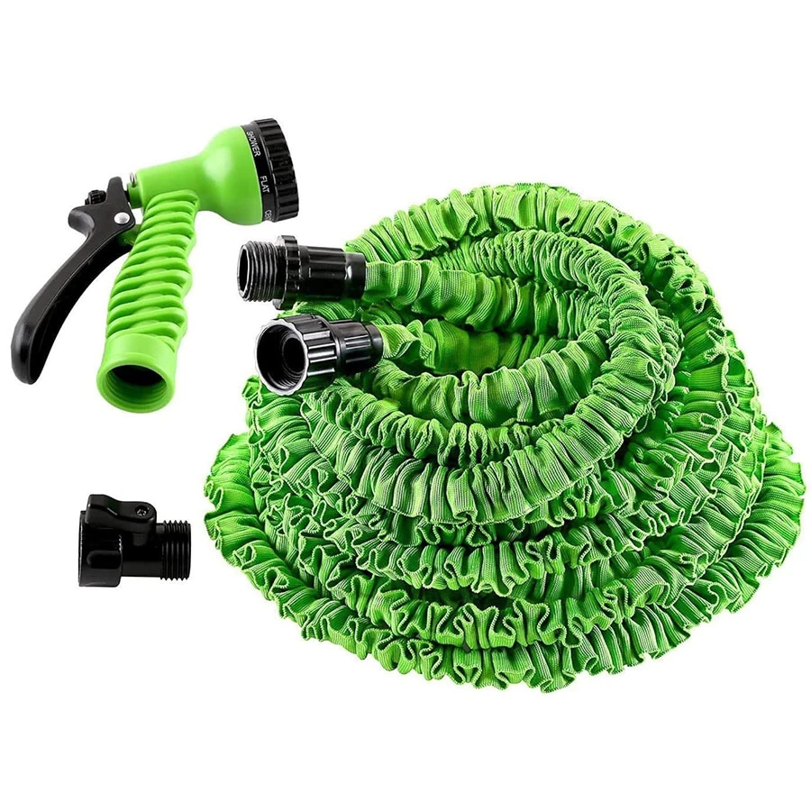 Magic Expandable Garden Hose Pipe with 7-in-1 Spray Nozzle - Up to 3X Length Strong Latex Core Leak Proof Kink Free Hose for Home & Garden