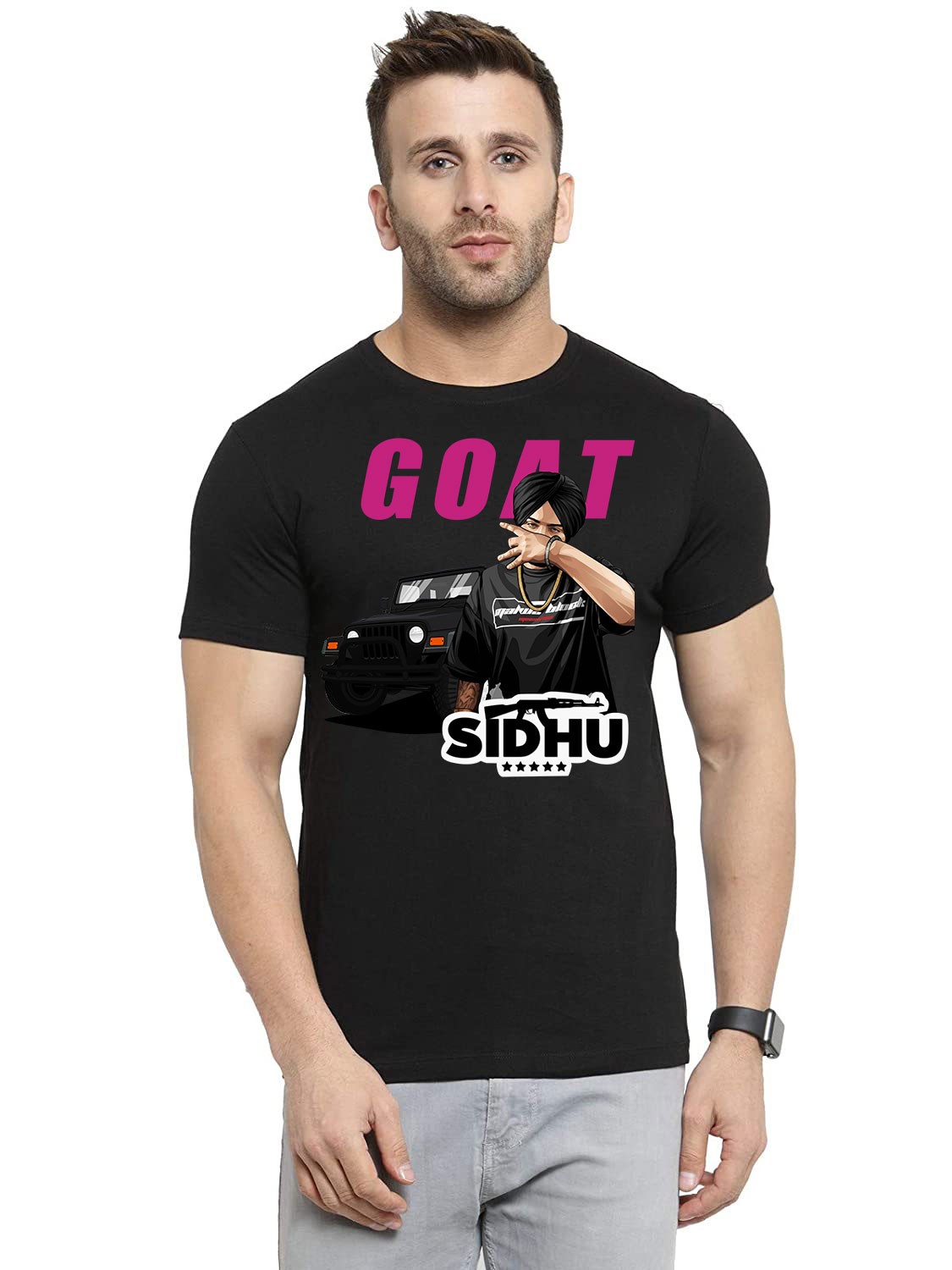 GOAT Sidhu Printed t-shirt