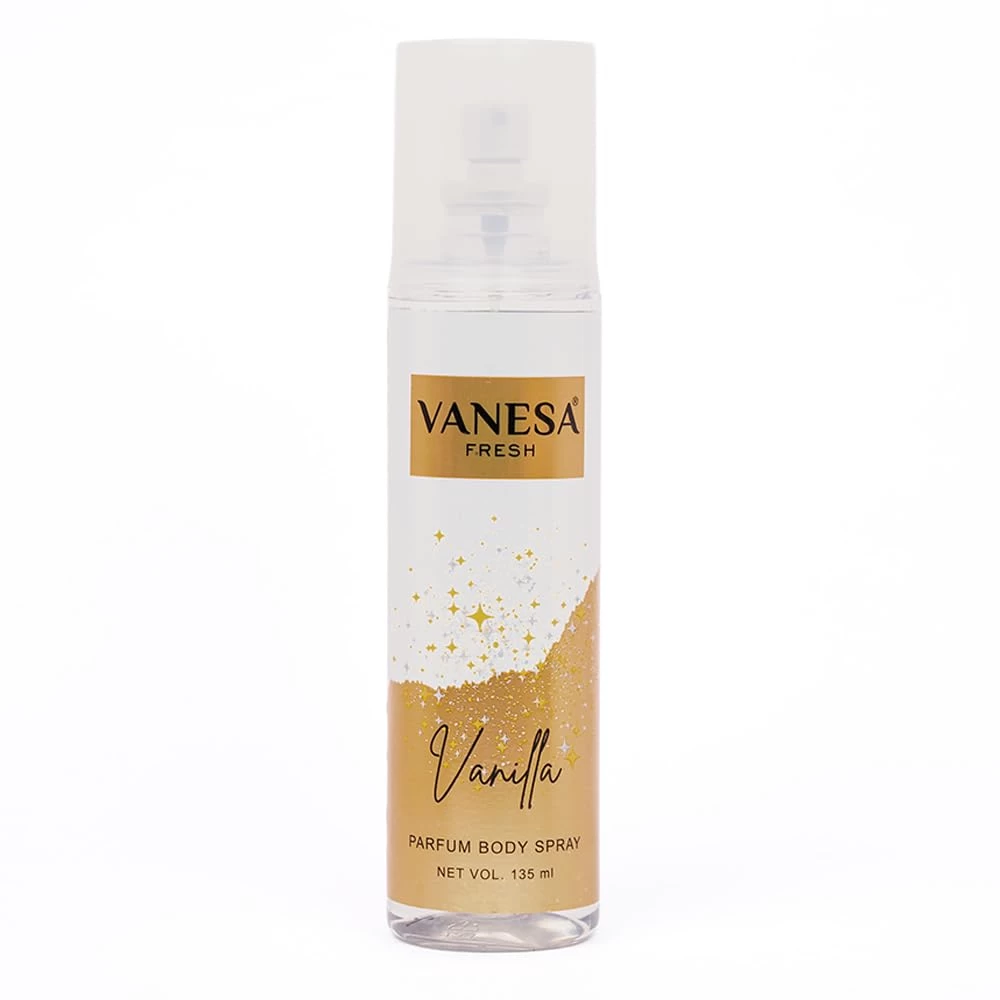 Body Mist Spray Long Lasting Perfume for Women - 135ML Pack of 1 (Vanilla)
