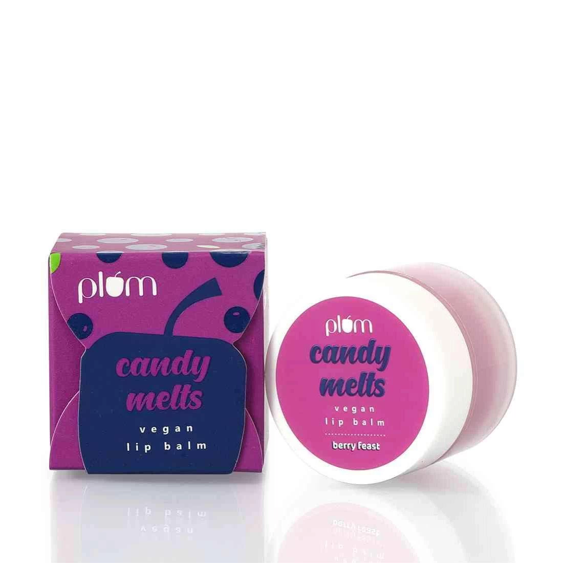 Plum Candy Melts Vegan Lip Balm | Berry Feast | For Dry & Chapped Lips