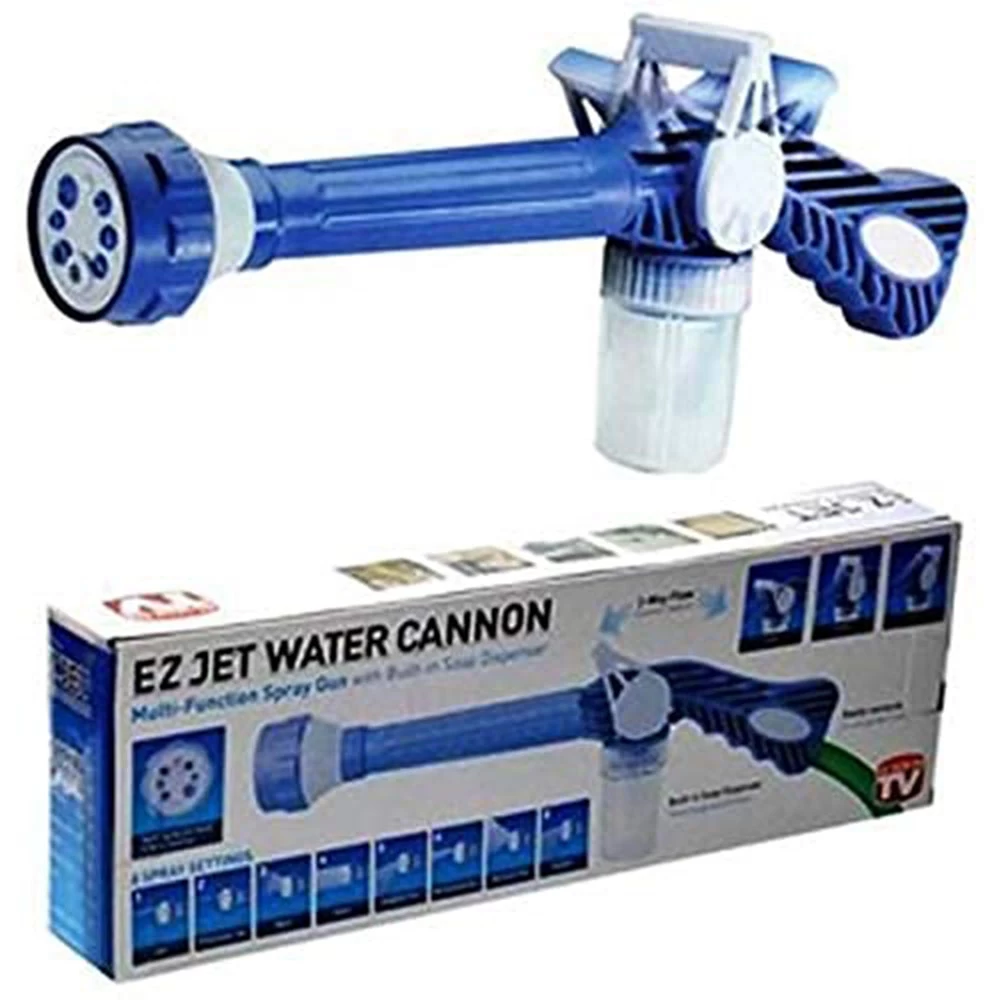 Ez Jet Water Cannon 8 in 1 Turbo Water Spray Gun