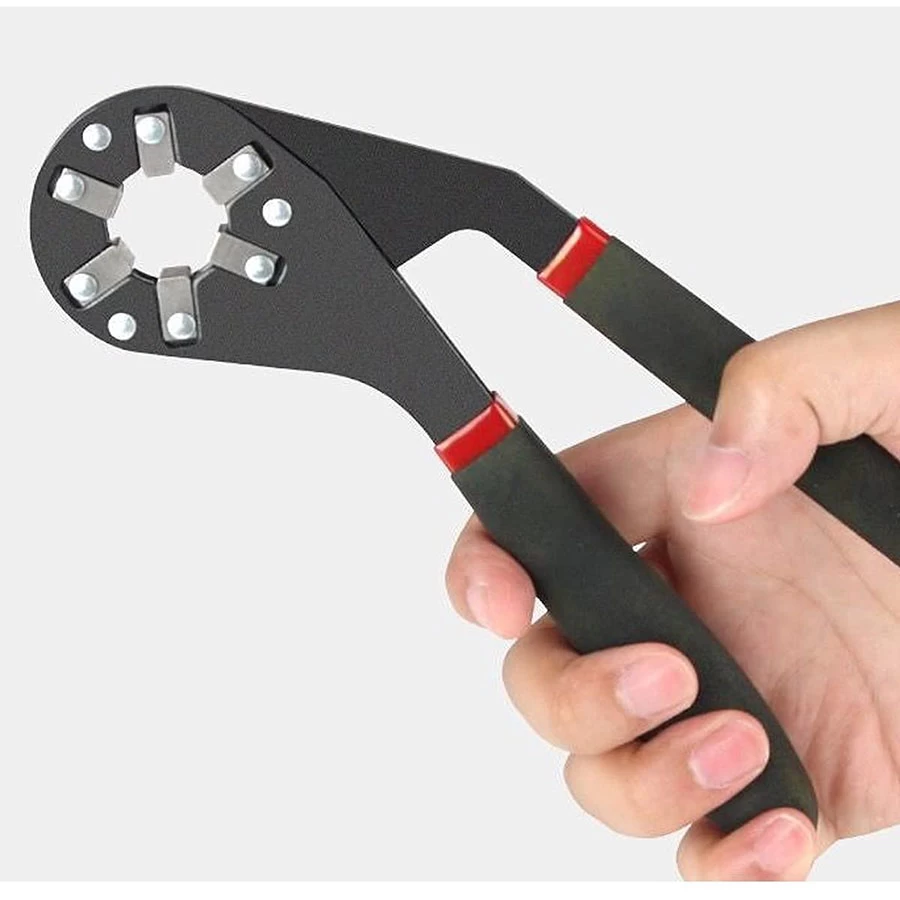 6 INCH ADJUSTABLE WRENCH Bionic Pier Spanner Repair Hand Tool (6 Inches) Single Sided Socket Wrench (Pack of 1)