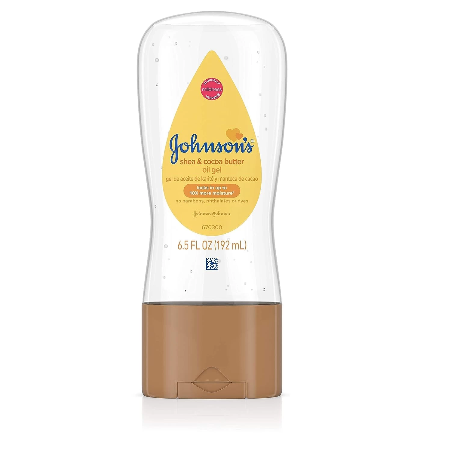 Johnson's Johnson & Johnson Baby Oil Gel Shea and Cocoa Butter 6.5 fl oz (192ml)