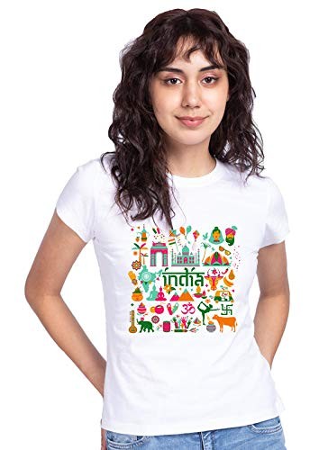 Tiranga printed t-shirt for Women