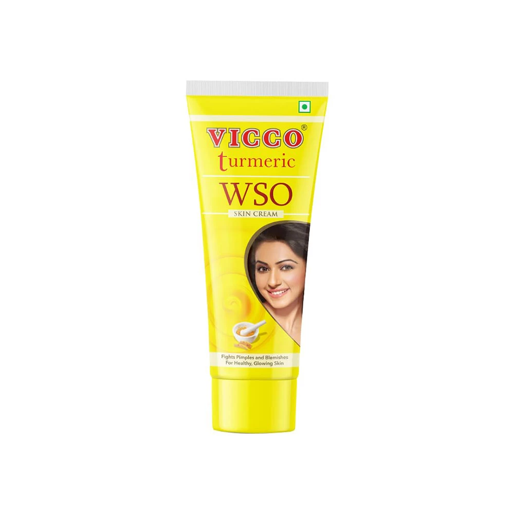 Pack Of 60 Gram Set Of 3 Vicco Turmeric Wso Skin Cream - Herbal Cream,