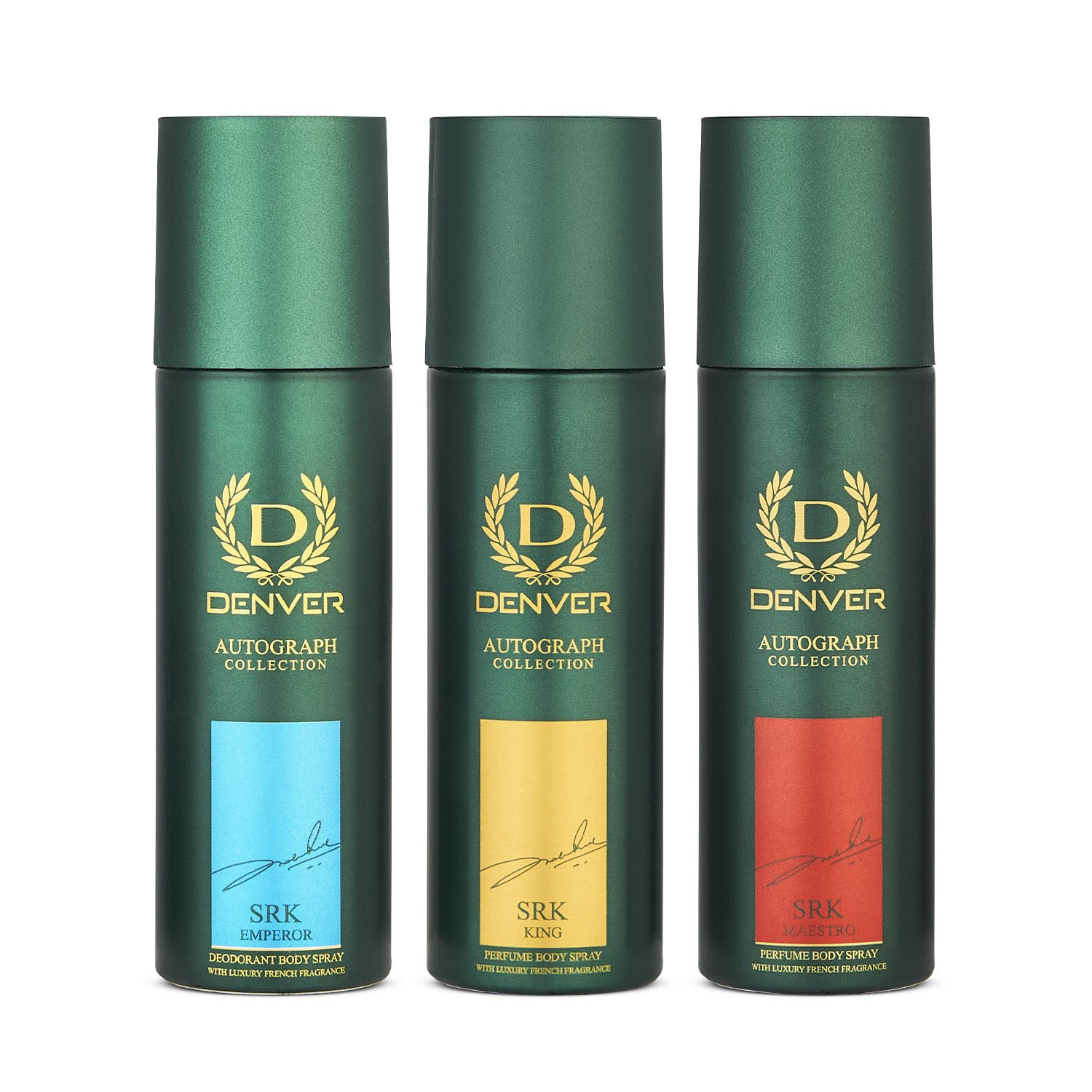 Denver Autograph Collection Deo Emperor + King + Maestro 140ml pack of 3