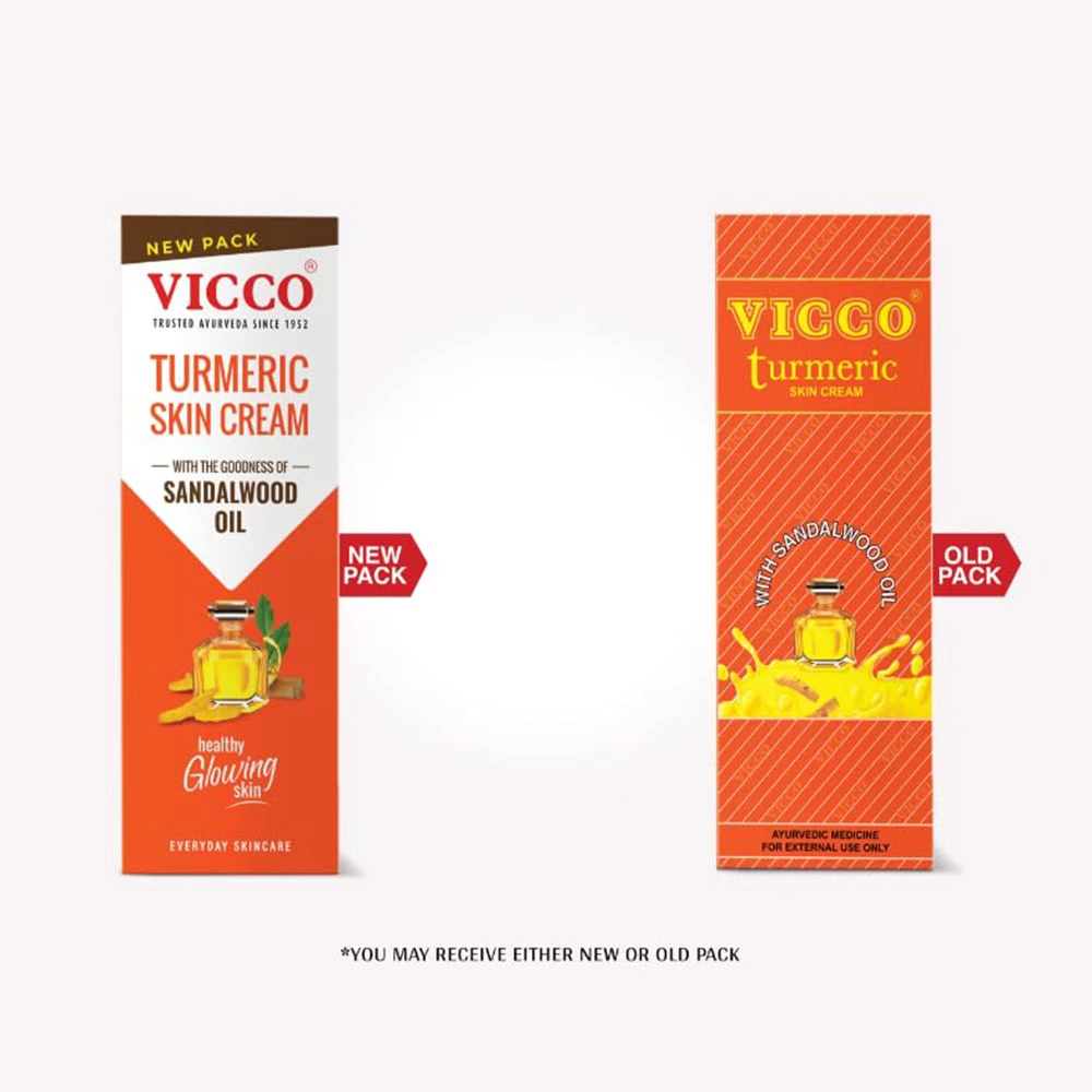 VICCO Turmeric Skin Cream With Goodness Of Sandalwood Oil (70 g)