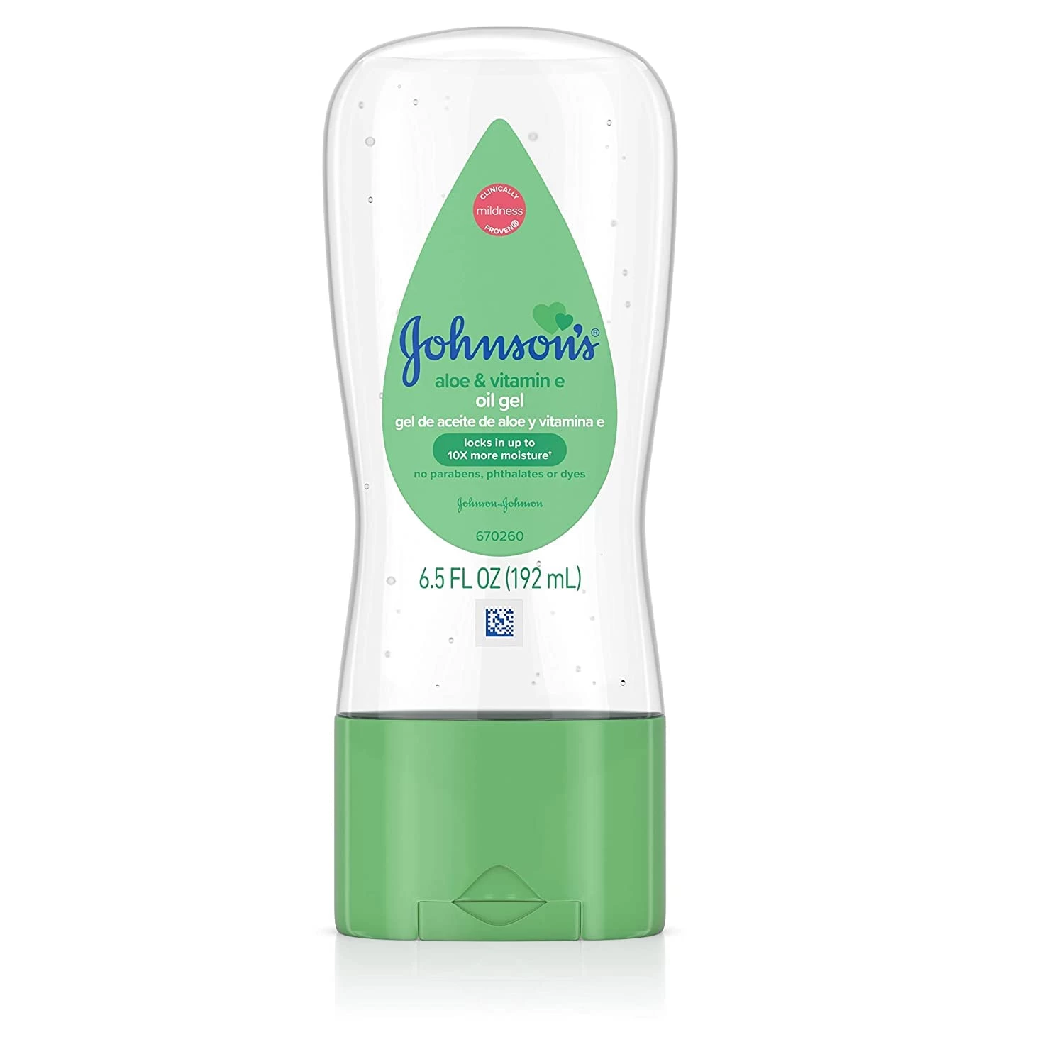 JOHNSON'S Baby Oil Gel with Vitamin E & Aleo (300 ml)