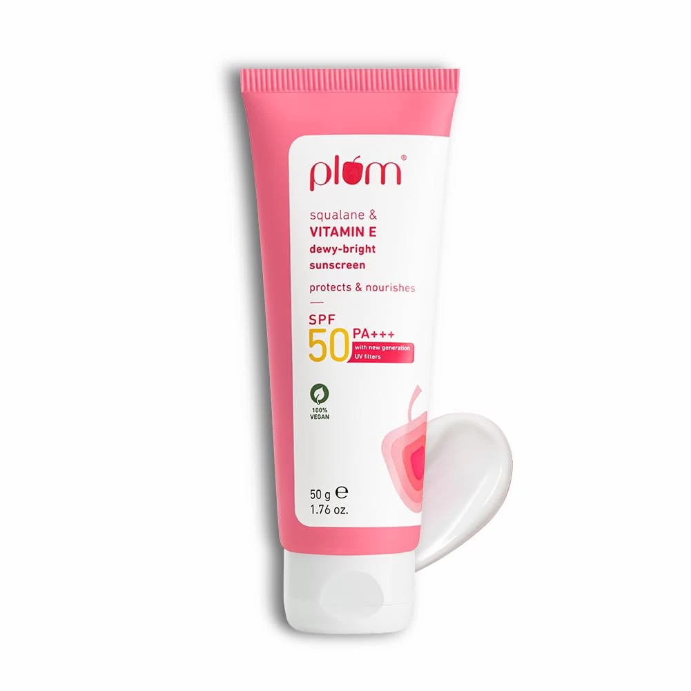 Plum Squalane &Vitamin E Dewy-Bright Sunscreen Spf 50 Pa+++