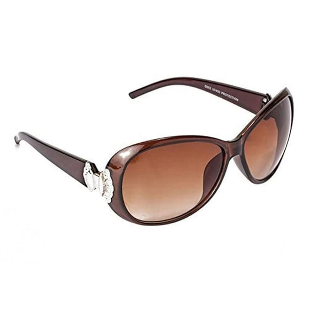 Peter Jones Brown Oversized Sunglasses for Women (G003BW)
