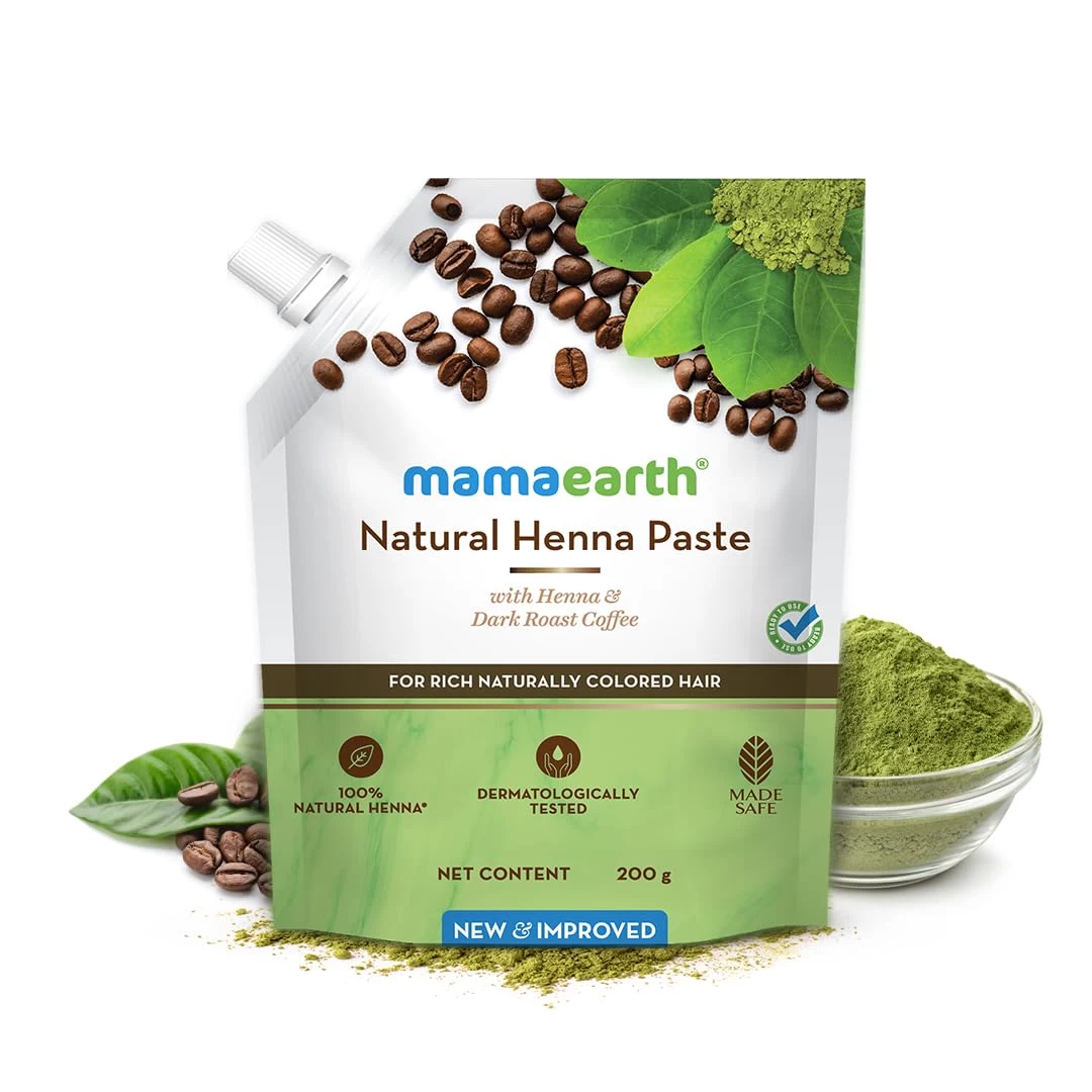 Natural Henna Paste with Henna & Dark Roasted Coffee - 200 g