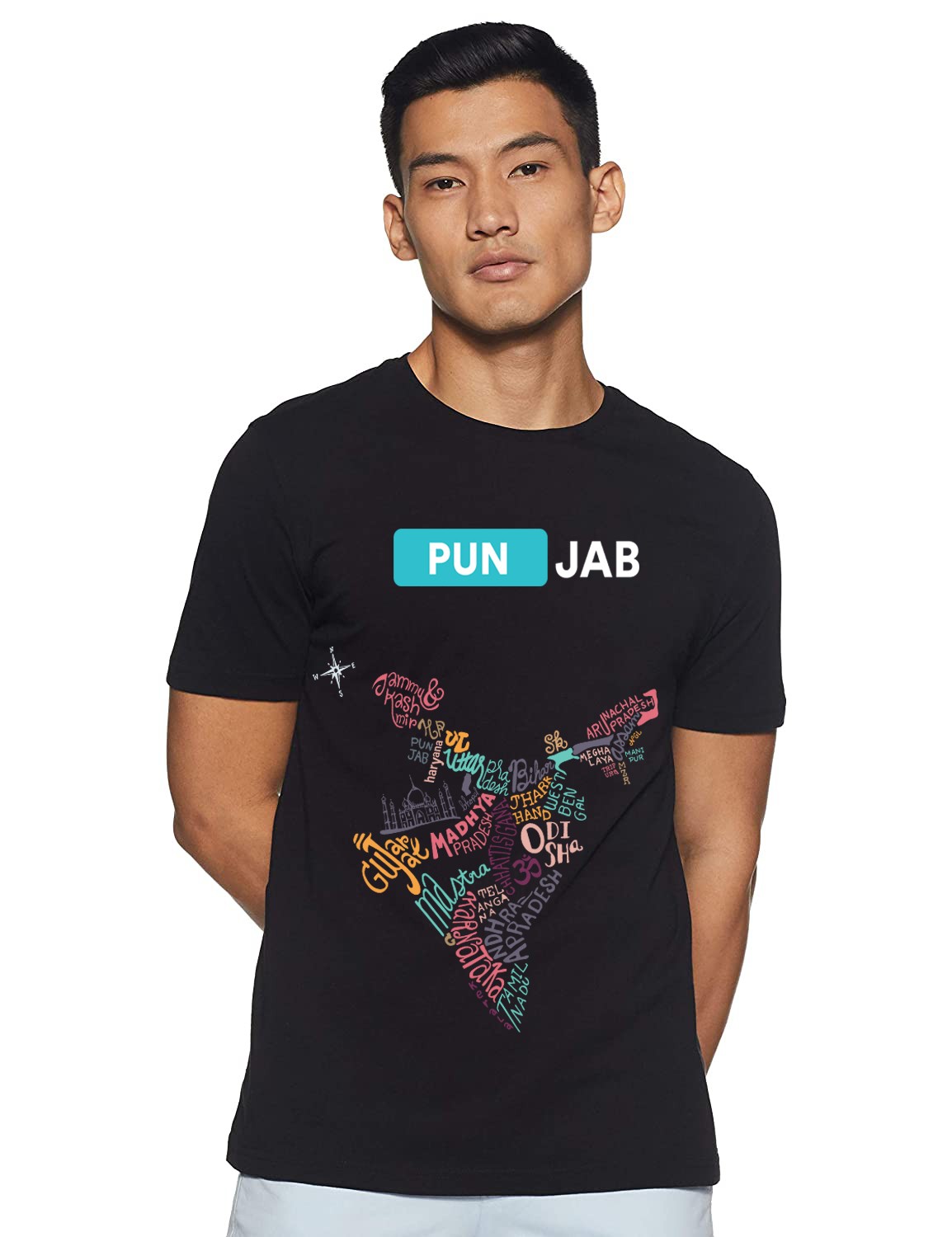 Punjab Designer printed t-shirt for men