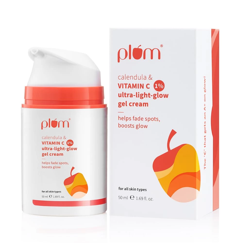 Plum 1% Vitamin C Ultra-Light-Glow Gel Cream with Calendula