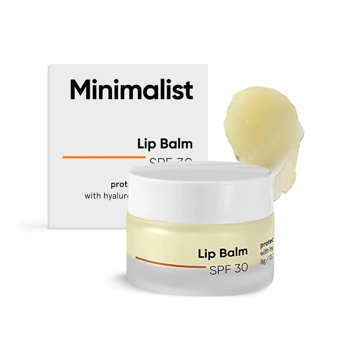Minimalist Spf 30 Lip Balm With Ceramides & Hyaluronic Acid | Lip Protection & Nourishment | For Women & Men | 8 Gm, Off White