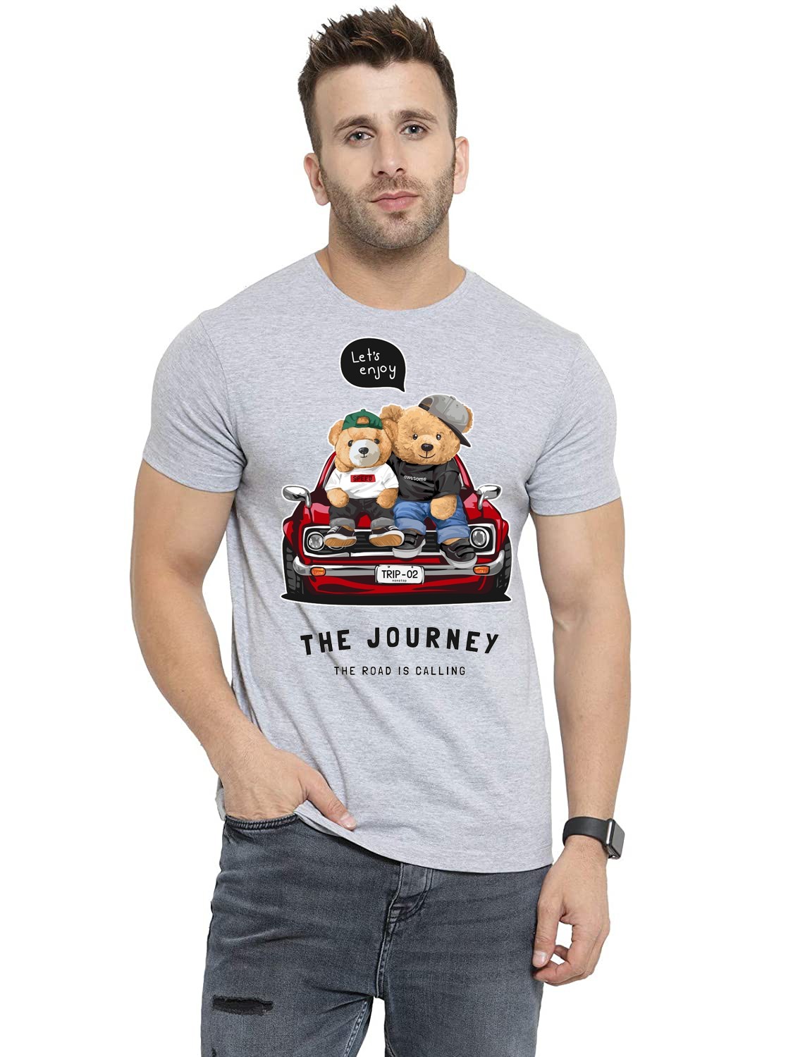 The Journey Designer printed t-shirt