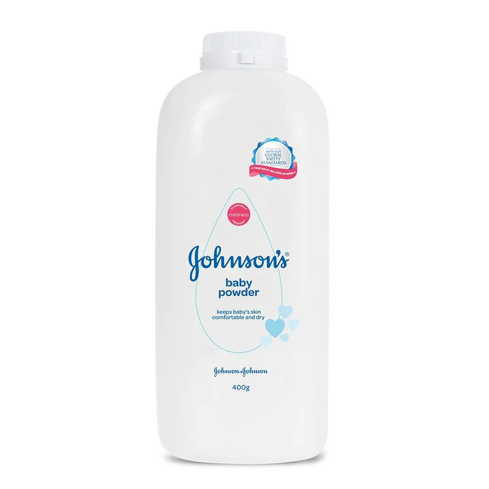 Johnson's Baby Powder (400g) & Baby Milk and Rice Cream for Summer, 100g