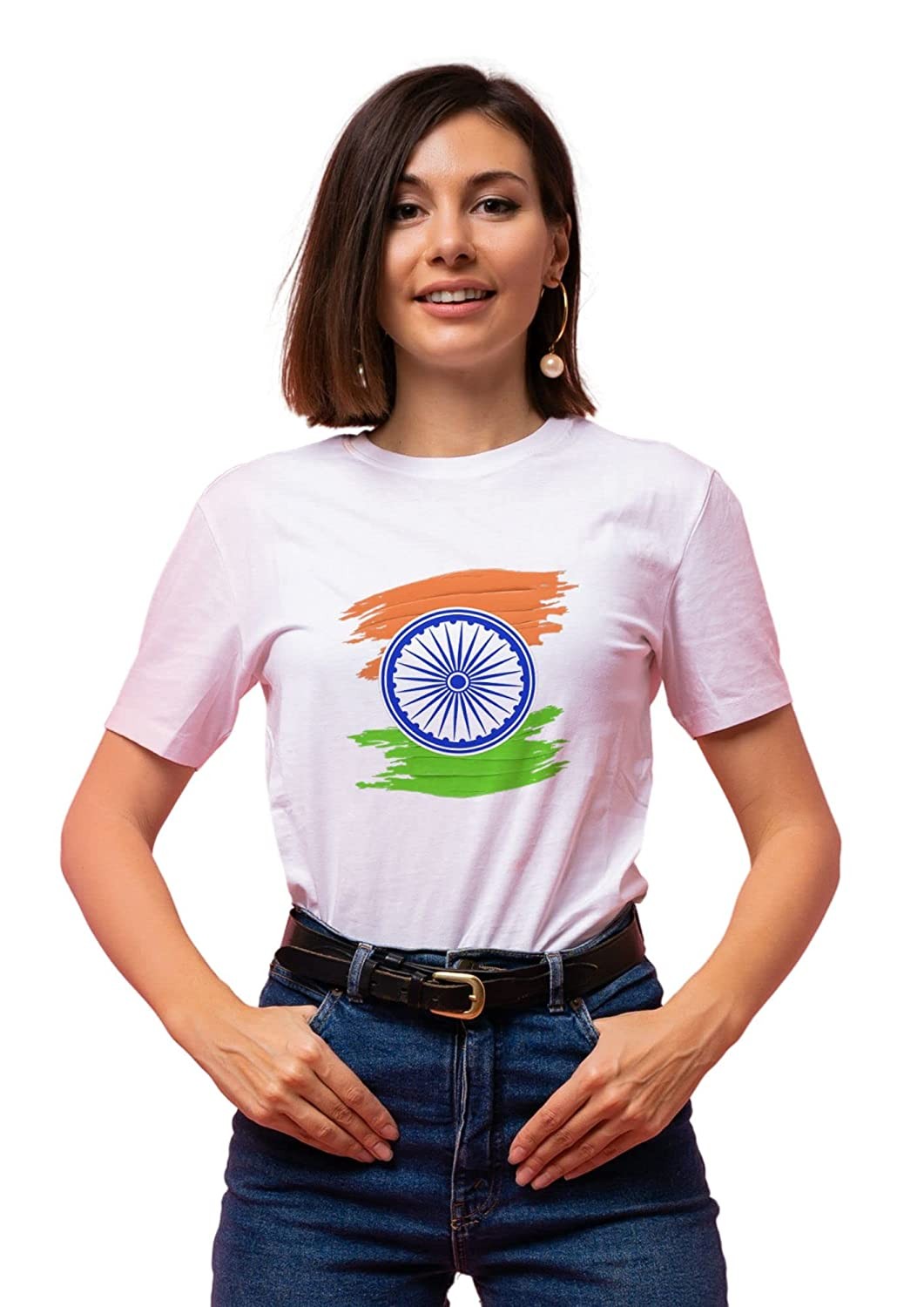 Tiranga printed t-shirt for Women