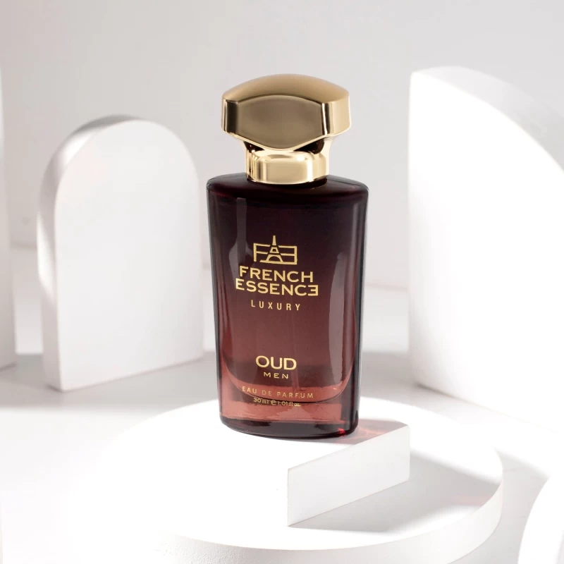 French Essence Oud Perfume for Men | Long-Lasting Luxury Eau de Parfum | Bold Masculine Fragrance | Fresh Oud Scent | Gift for Him | 30ml