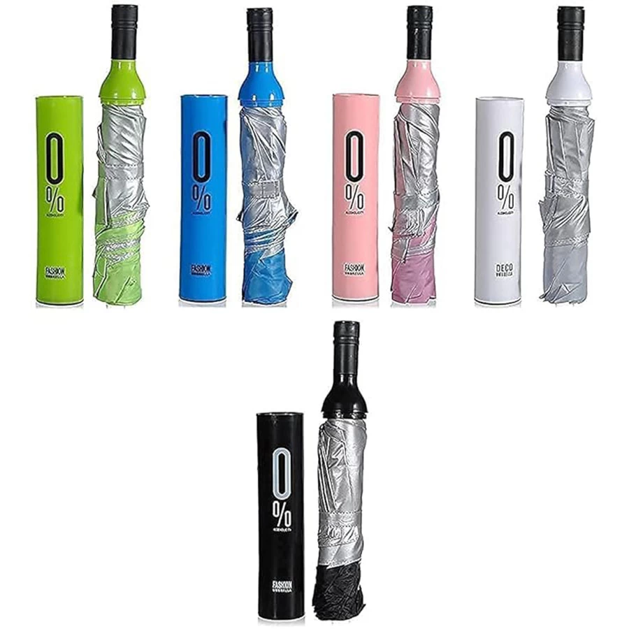 Bottle Beautiful Travel Umbrella, Automatic, Strong, Durable Umbrella (Multicolor)