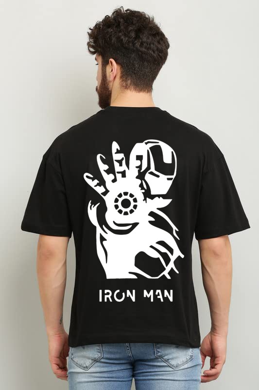 Men Oversize T-shirt IronMen Printed tshirt