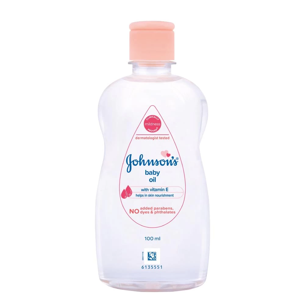Johnson & Johnson Baby Oil With Vitamin E, 100Ml