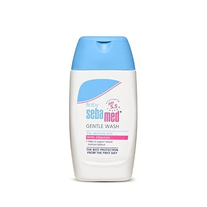 Sebamed Baby Gentle Wash|pH 5.5|Baby Body Wash|Soap Free|Tear Free|50ml