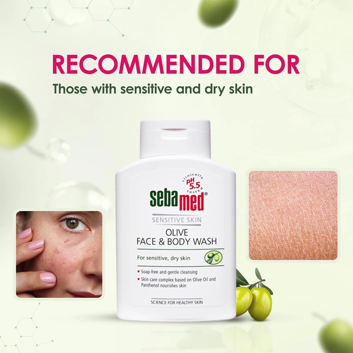 Sebamed Olive Face & Body Wash | 200 ml