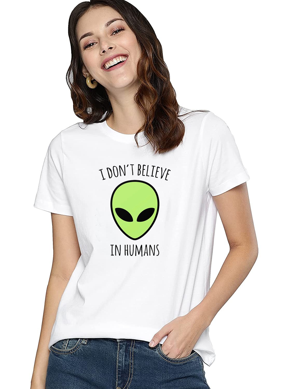 Alien printed t-shirt for Women