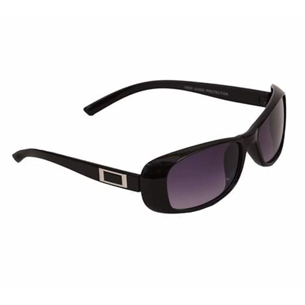 Classic Black Rectangular Sunglasses for Men & Women |
