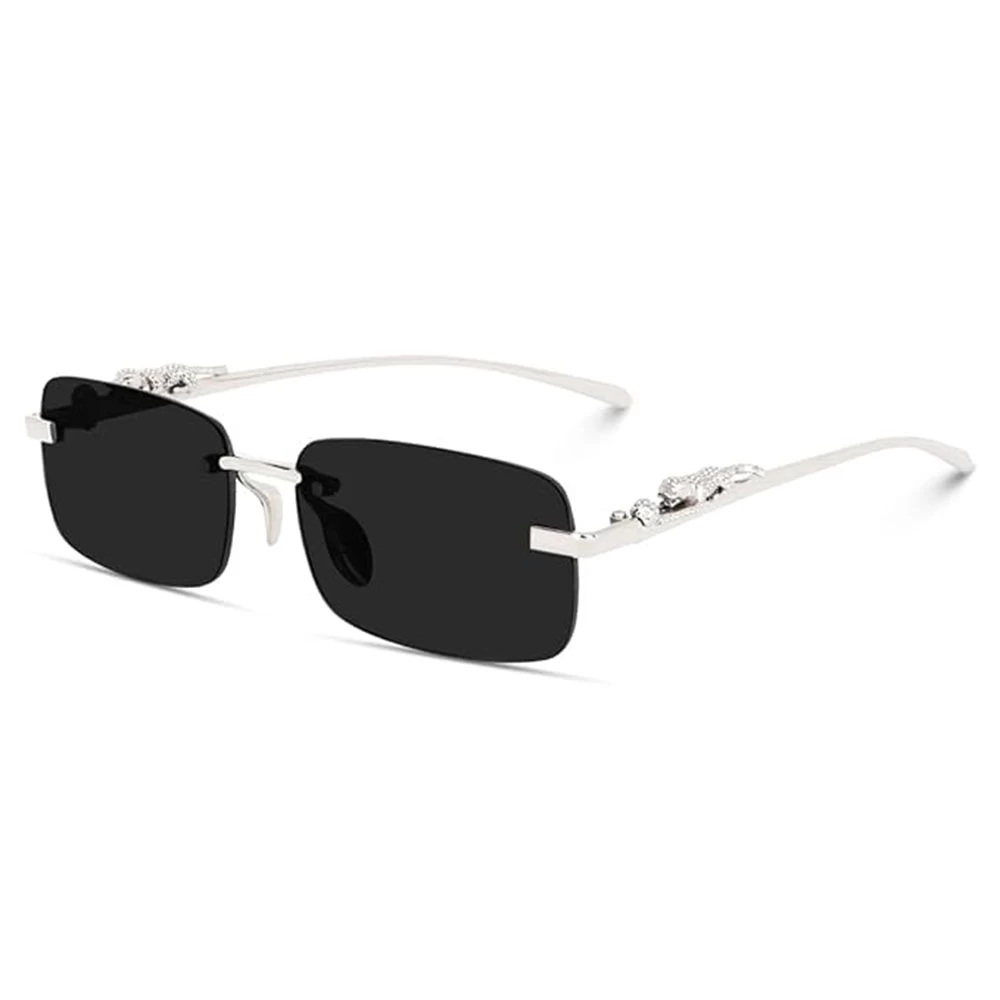 Stylish Silver Metal Frame UV Protection Sunglasses for Men & Women