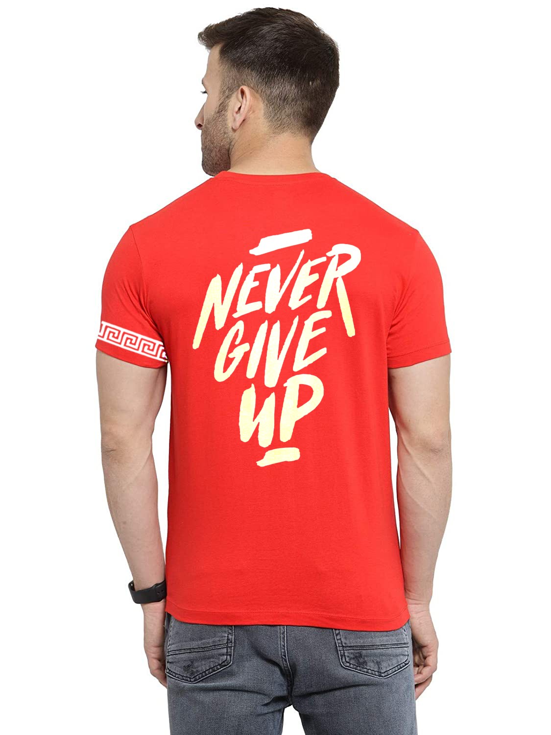 Never Give Up Designer t-shirts for men