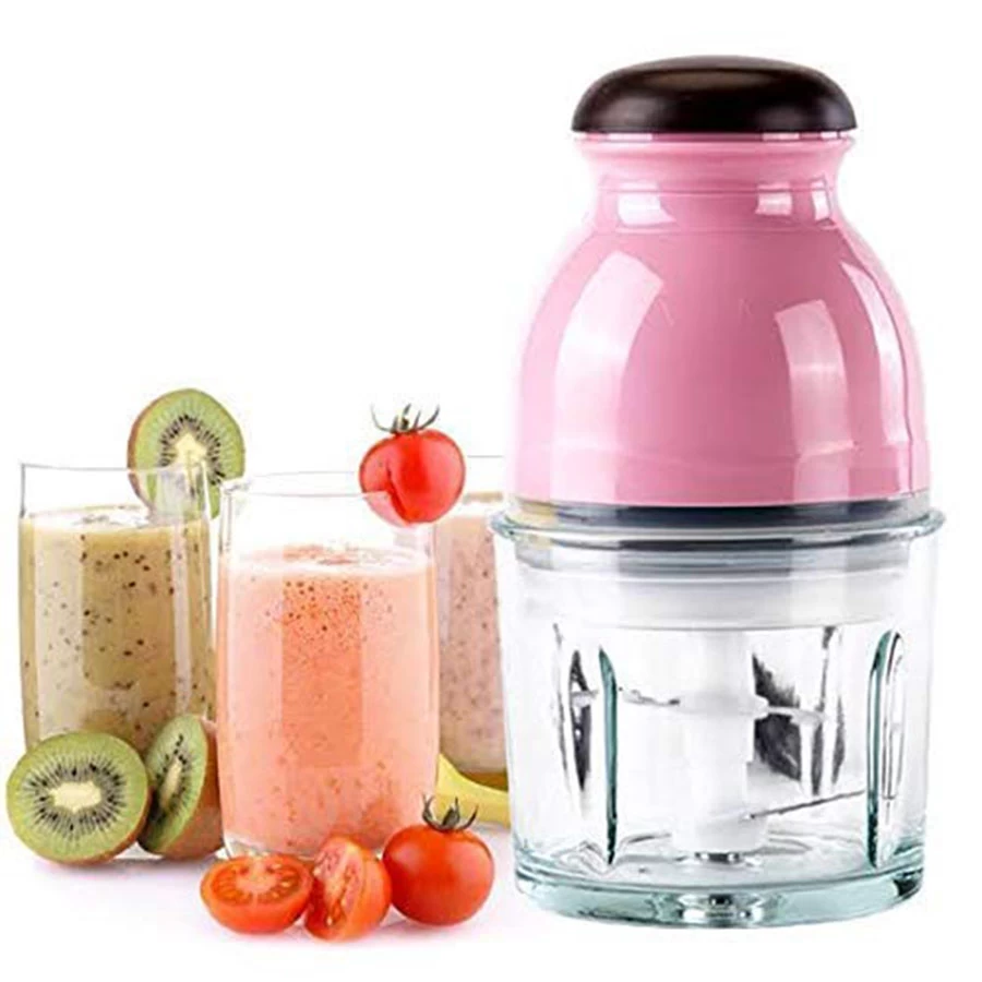 All in One Capsule Cutter Quatre Food Chopper| Food Processor Multi-Purpose Vegetable Fruit Blender Mixer| Meat Grinder Crusher with Top Pushing Button| Mixy & Juicer